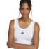 Camiseta adidas Small Logo Sj Tank Mulher Branco/Preto