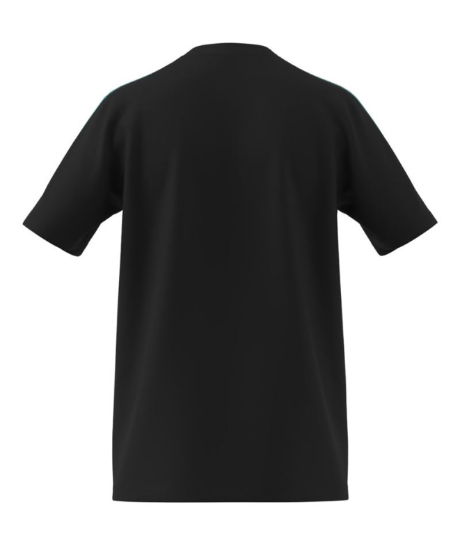 Camiseta adidas Mercedes DNA Homem Preto/Branco