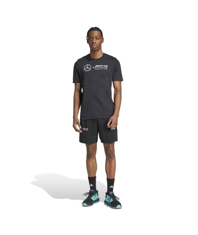 T-shirt adidas Mercedes ADN Homme Noir/Blanc