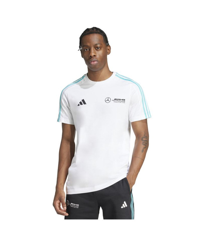 T-shirt adidas Mercedes ADN Blanc/Noir Homme