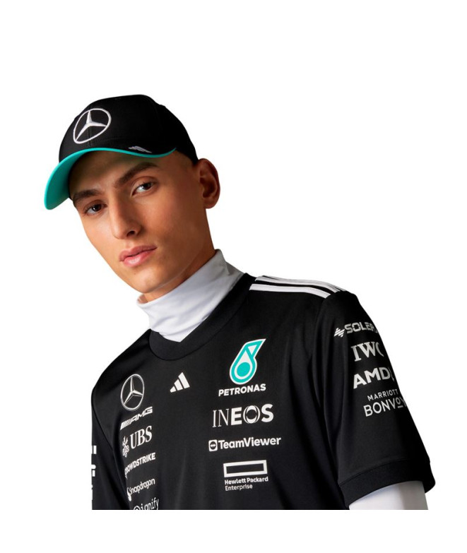 Boné adidas Motorista Mercedes Preto
