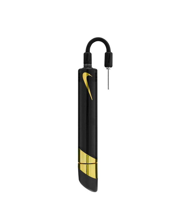 Hinchador de Fitness Nike Hyperspeed Ball Pump Intl Swoosh Negro