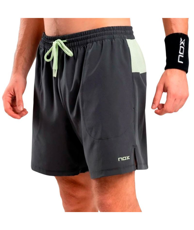 Pantalones Cortos de Pádel Nox Hombre Pro Charcoal Gris