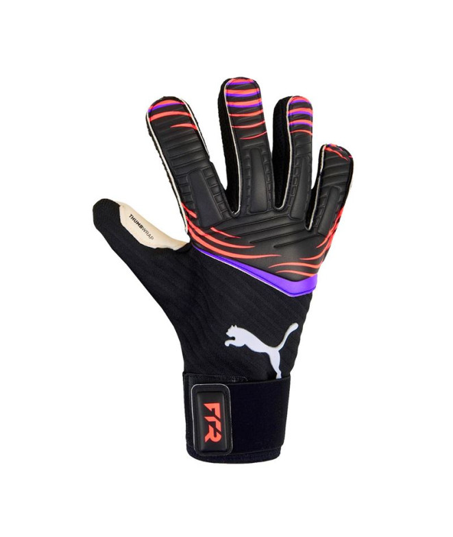 Guantes de portero de Fútbol Puma Future Pro Hybrid Negro/rojo
