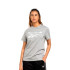 Camiseta de Fitness Reebok Identity Big Logo Mulher Cinza