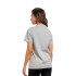 Camiseta de Fitness Reebok Identity Big Logo Mulher Cinza