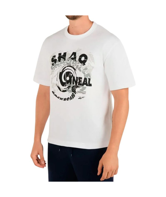 Camiseta Reebok Gs Hs Shaq Spiral Te Hombre Blanco