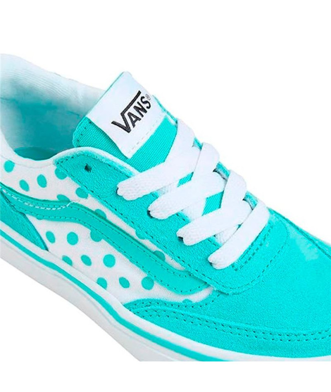 Sapatilhas Vans Brooklyn Ls Pols Azul Infantil