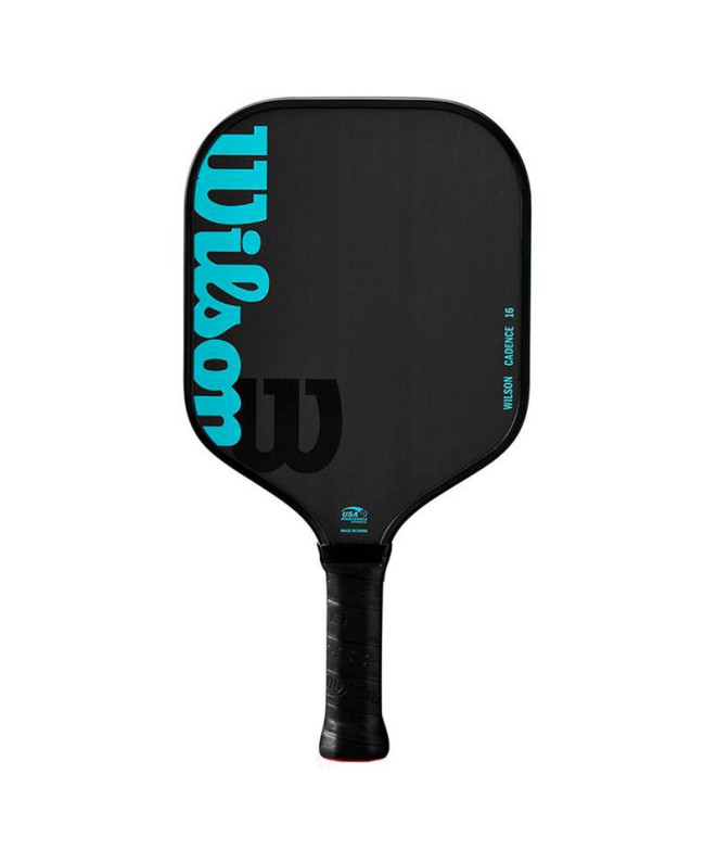 Pala de Pickle Ball Wilson Cadence 16 PICKLEBALL Paddle 2 Preto/Azul/