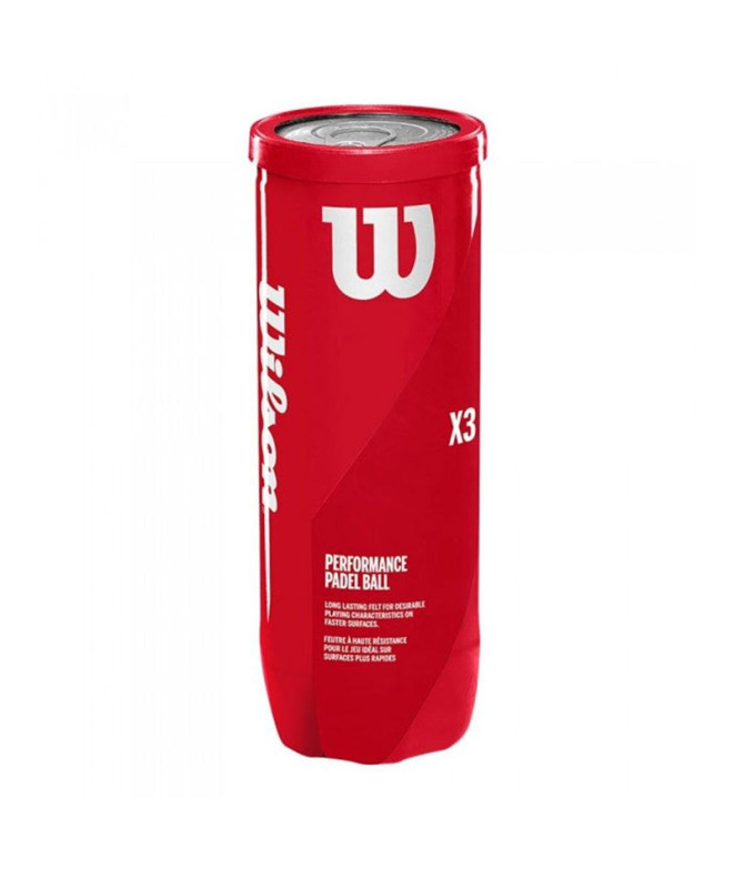 Pelotas de Padel Wilson Padel X3 Amarillo