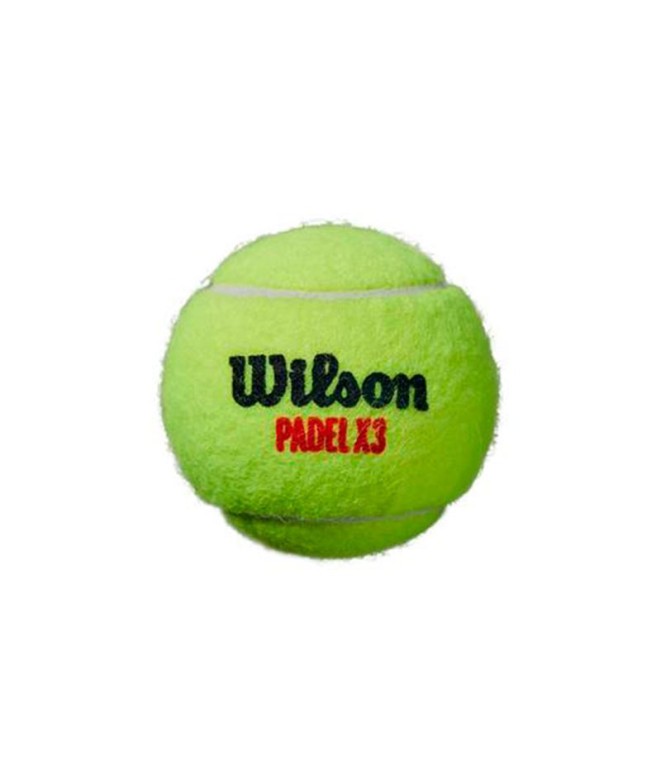 Bolas de Padel Wilson Padel X3 Amarelo