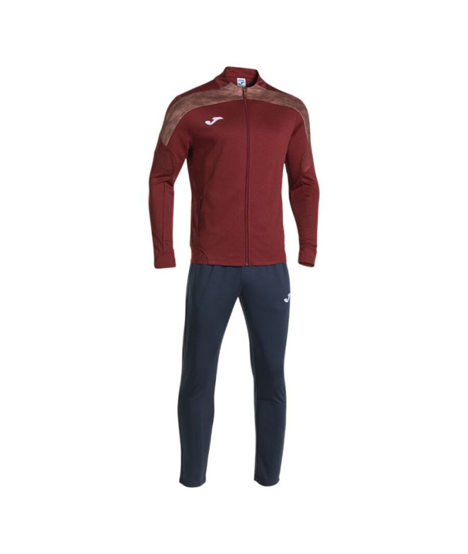 Chándal Joma Championship VIII Hombre Burdeo/Dark Navy