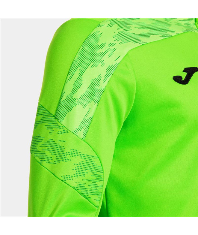 Moletom Joma Championship VIII Homem Verde Fluor
