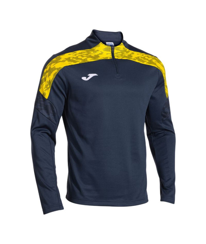 Sudadera Joma Championship VIII Hombre Dark Navy Amarillo