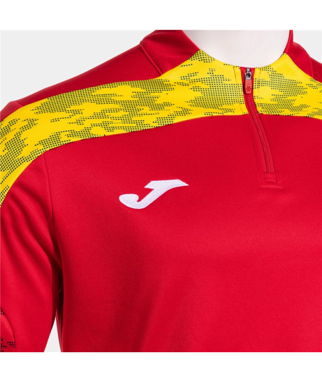 Sweat Joma Championship VIII Homme Rouge Jaune