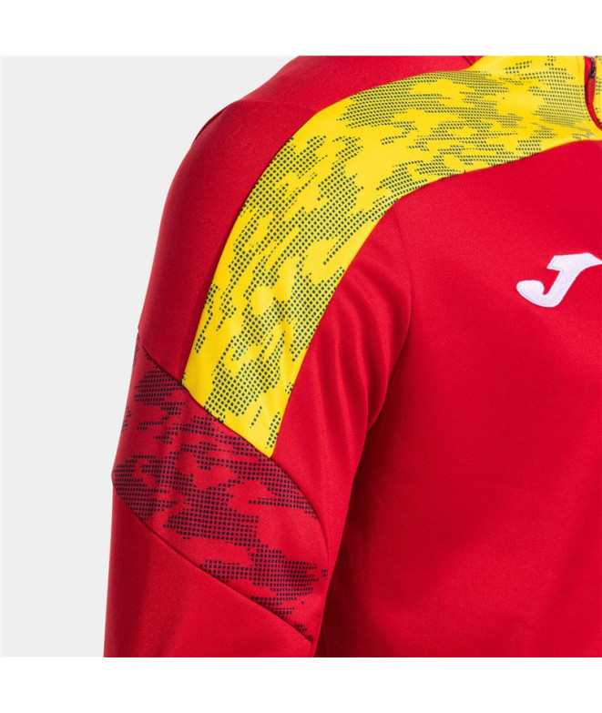 Sweat Joma Championship VIII Homme Rouge Jaune