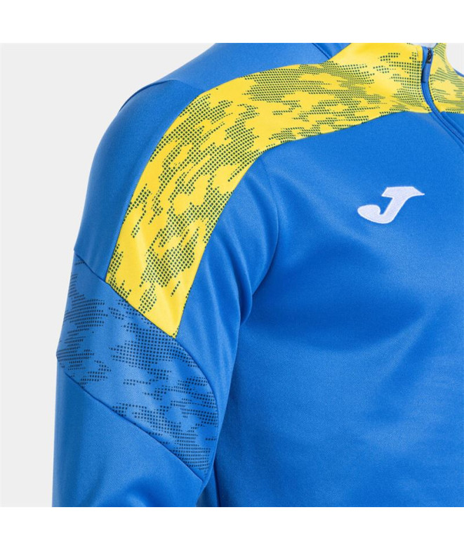 Moletom Joma Championship VIII Homem Royal Amarelo