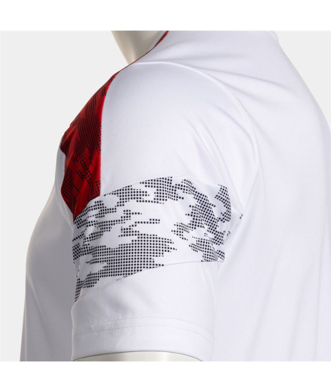 T-shirt Joma Championship VIII Homme Blanc/Rouge