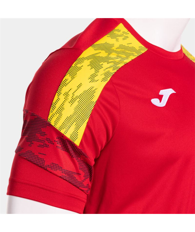 T-shirt Joma Championship VIII Homme Rouge/Jaune