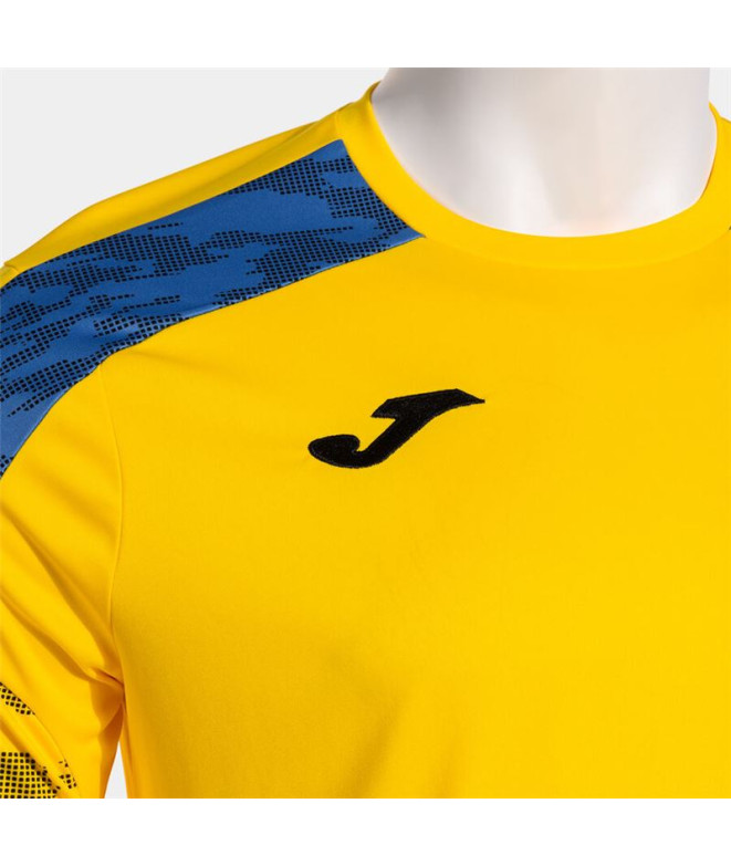 T-shirt Joma Championship VIII Homme Jaune/Royal