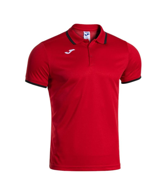 Polo Joma Combi Premium Rojo Negro Niño