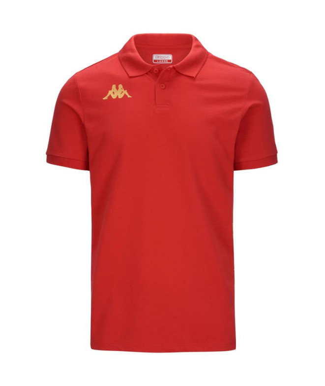 Polo Kappa Gastio Hombre Rojo