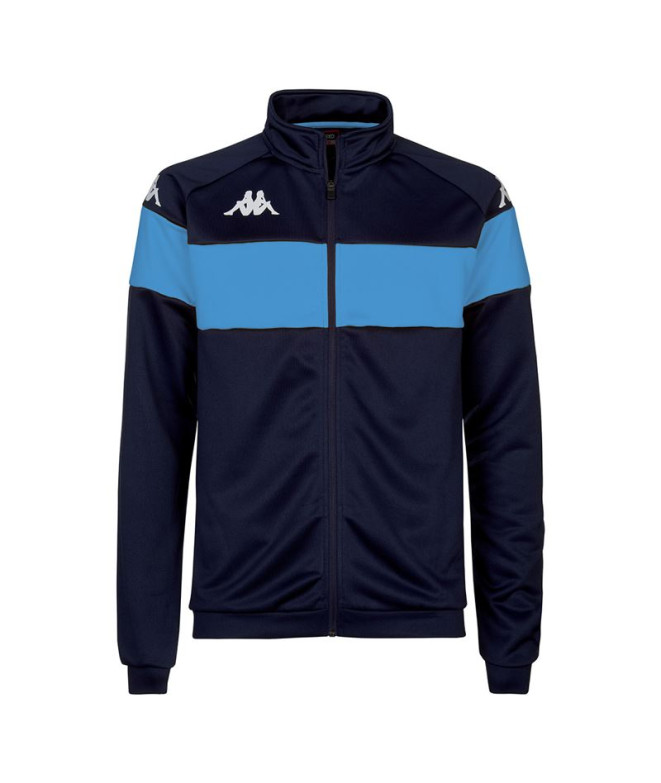 Sweat Kappa Dacone Homme Bleu marine/céleste