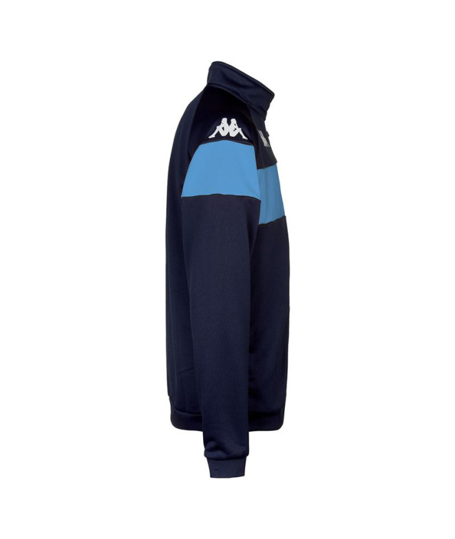 Sweat Kappa Dacone Homme Bleu marine/céleste