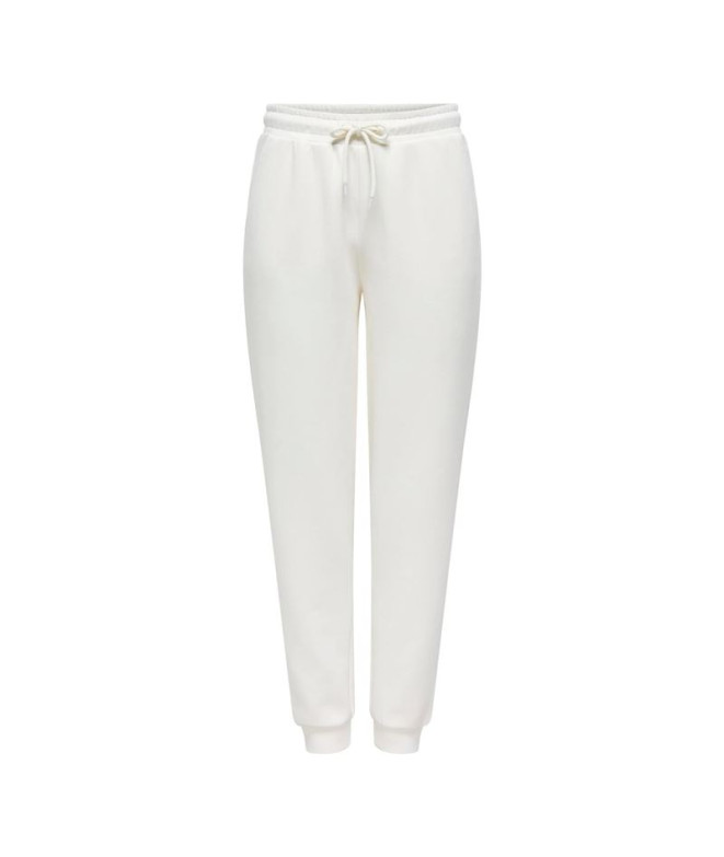 Calça Only Onplounge Life Hw Reg Cloud Dancer Mulher