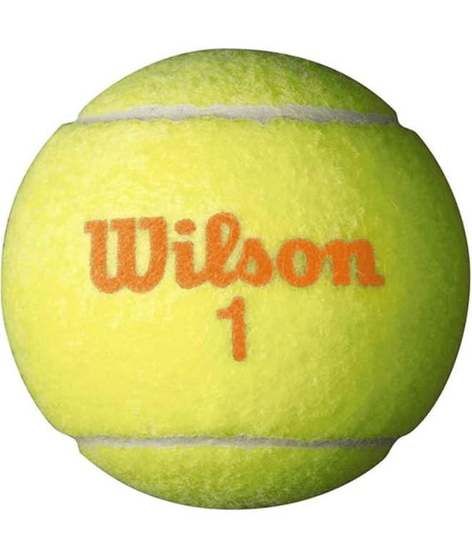 Pelotas de Tenis Wilson Starter Orange Tball 3 Pack Amarillo