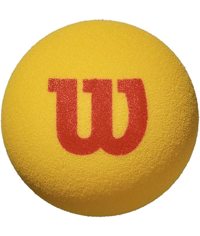 Pelotas de Tenis Wilson Starter Tour Foam Tball 6 Pack Infantil Amarillo