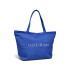 Bolsa Pieces Pcsina Canvas Shopper Beaucoup Blue Mulher