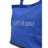 Bolsa Pieces Pcsina Canvas Shopper Beaucoup Blue Mulher