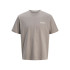Camiseta Jack & Jones Jcodynamic Dust Ss Crew Neck Ln Homem Cinza Flanela