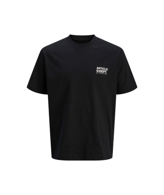 Camiseta Jack & Jones Jcodynamic Dust Ss Crew Neck Ln Homem Preto