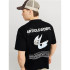 Camiseta Jack & Jones Jcodynamic Dust Ss Crew Neck Ln Homem Preto