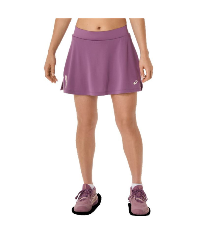 Saia de Padel ASICS Padel Court Skirt Mulher Roxo