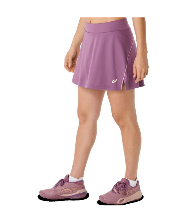 Saia de Padel ASICS Padel Court Skirt Mulher Roxo