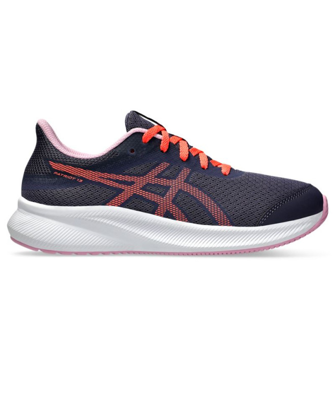 Chaussures de Running ASICS Patriot 13 Gs Enfant Bleu Marine