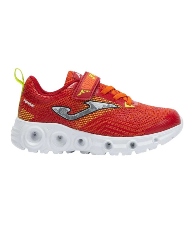 Zapatillas Joma Rase Jr 2508 Infantil Rojo