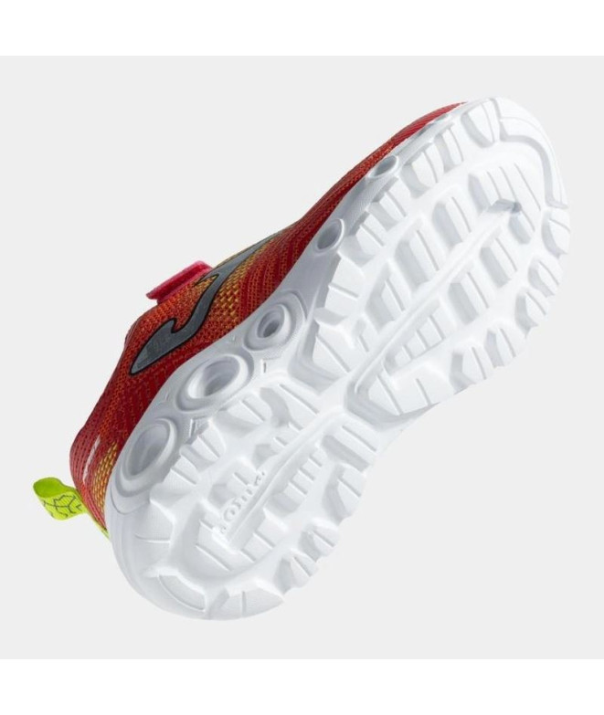 Zapatillas Joma Rase Jr 2508 Infantil Rojo
