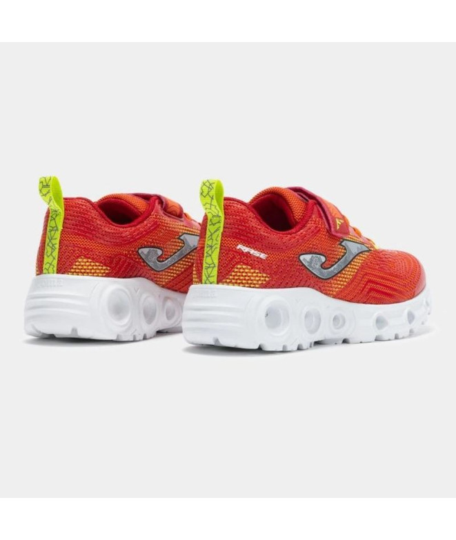 Zapatillas Joma Rase Jr 2508 Infantil Rojo
