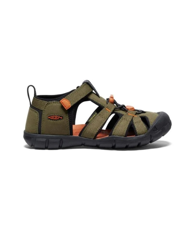 Sandales Keen Seacamp II Cnx Enfant Vert Olive