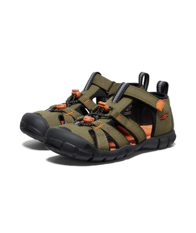 Sandales Keen Seacamp II Cnx Enfant Vert Olive