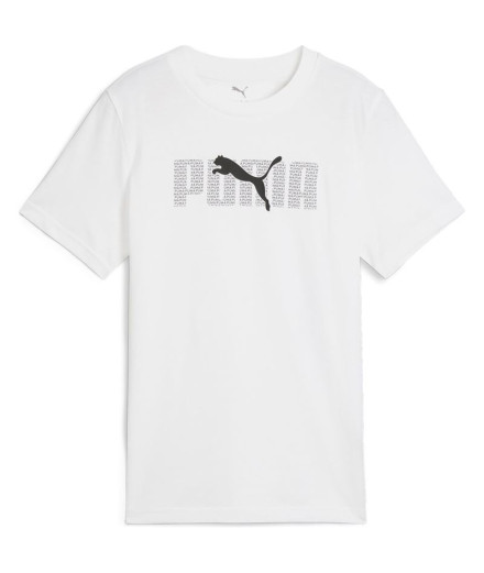 T-shirt Puma Essentials Logo Lab Tee B, Blanc Enfant T-shirt Puma Essentials Logo Lab Tee B, Blanc Enfant