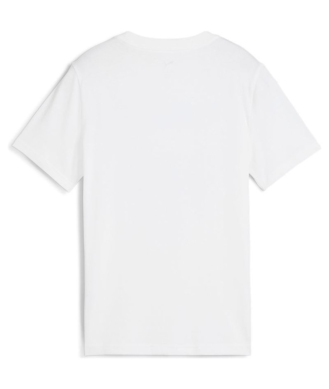 T-shirt Puma Essentials Logo Lab Tee B, Blanc...