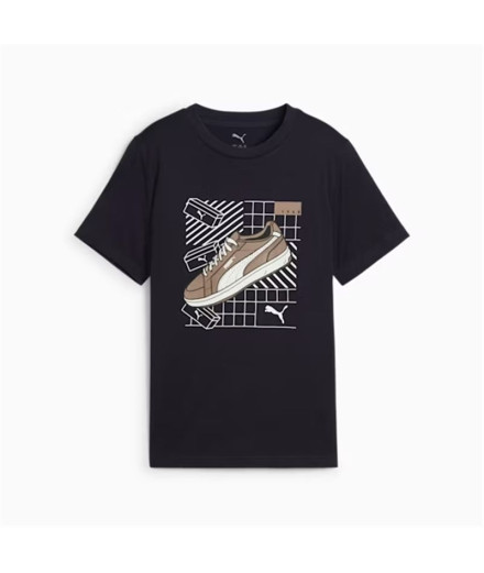 Camiseta Puma Graphics IV Menino Azul Marinho