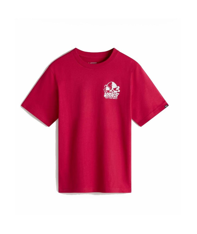 Camiseta Vans Mister Sinister Ss Niño Rojo