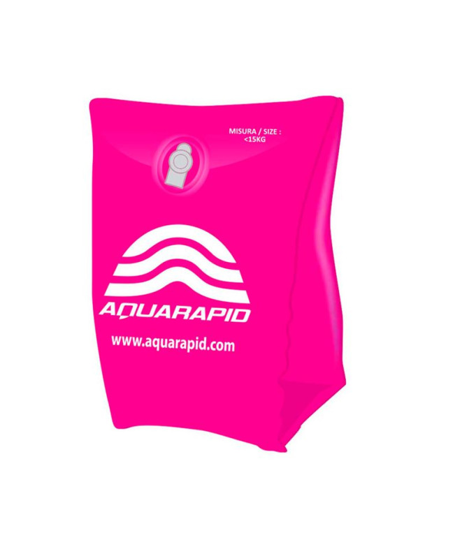 Manguitos de Natación Aquarapid Braccioli 15Kg Bebé Rosa
