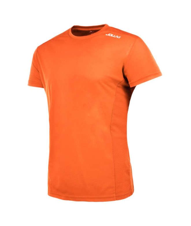 Veste coupe-vent de running Joluvi Duplo Homme Orange